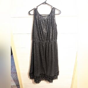 Lane Bryant Black Sequin Dress